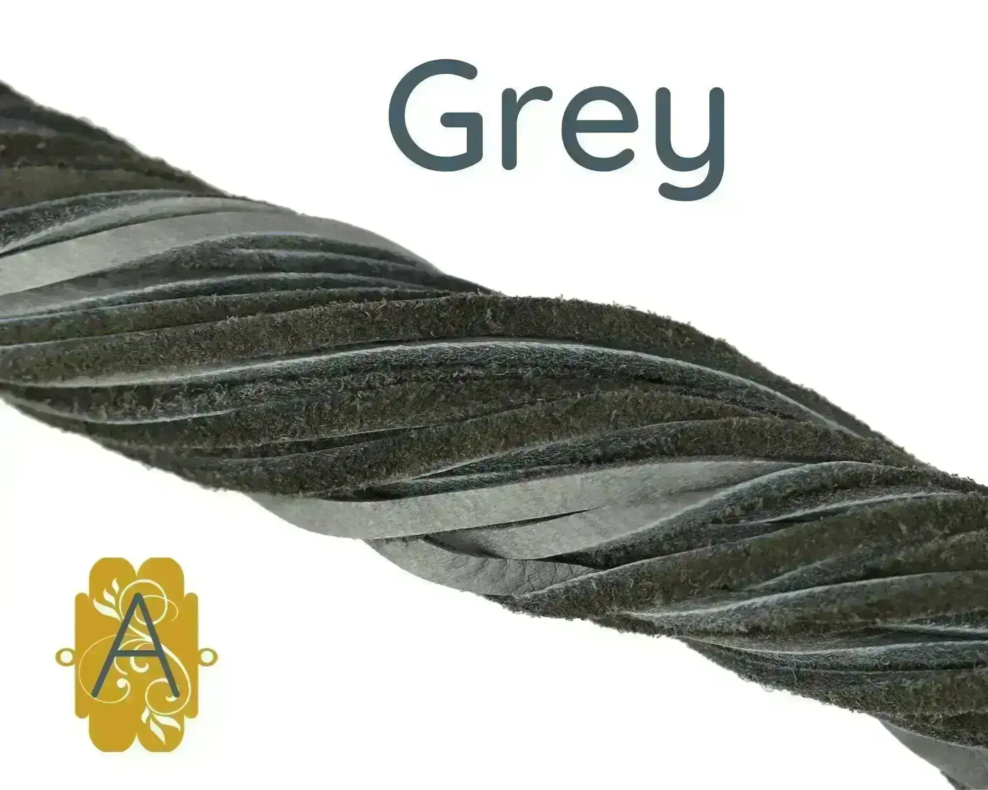 Flat Deerskin Leather Lace, 3mm, (3ft length) in 10 Colors - Image 6