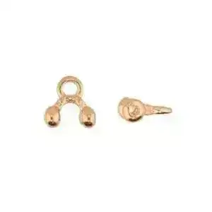 Cymbal Alona, 8/0 Bead Ending or Clasp Connectors, 4 pieces - Image 6