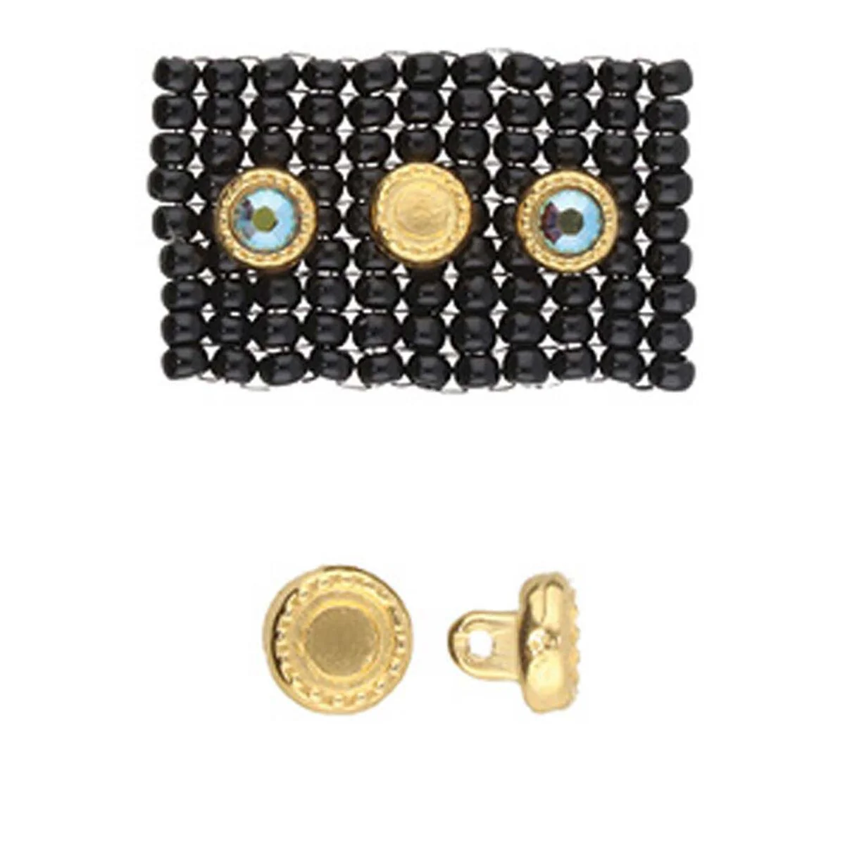 Cymbal Amos Embellishment or Bead Substitute, 4 pcs - Image 3