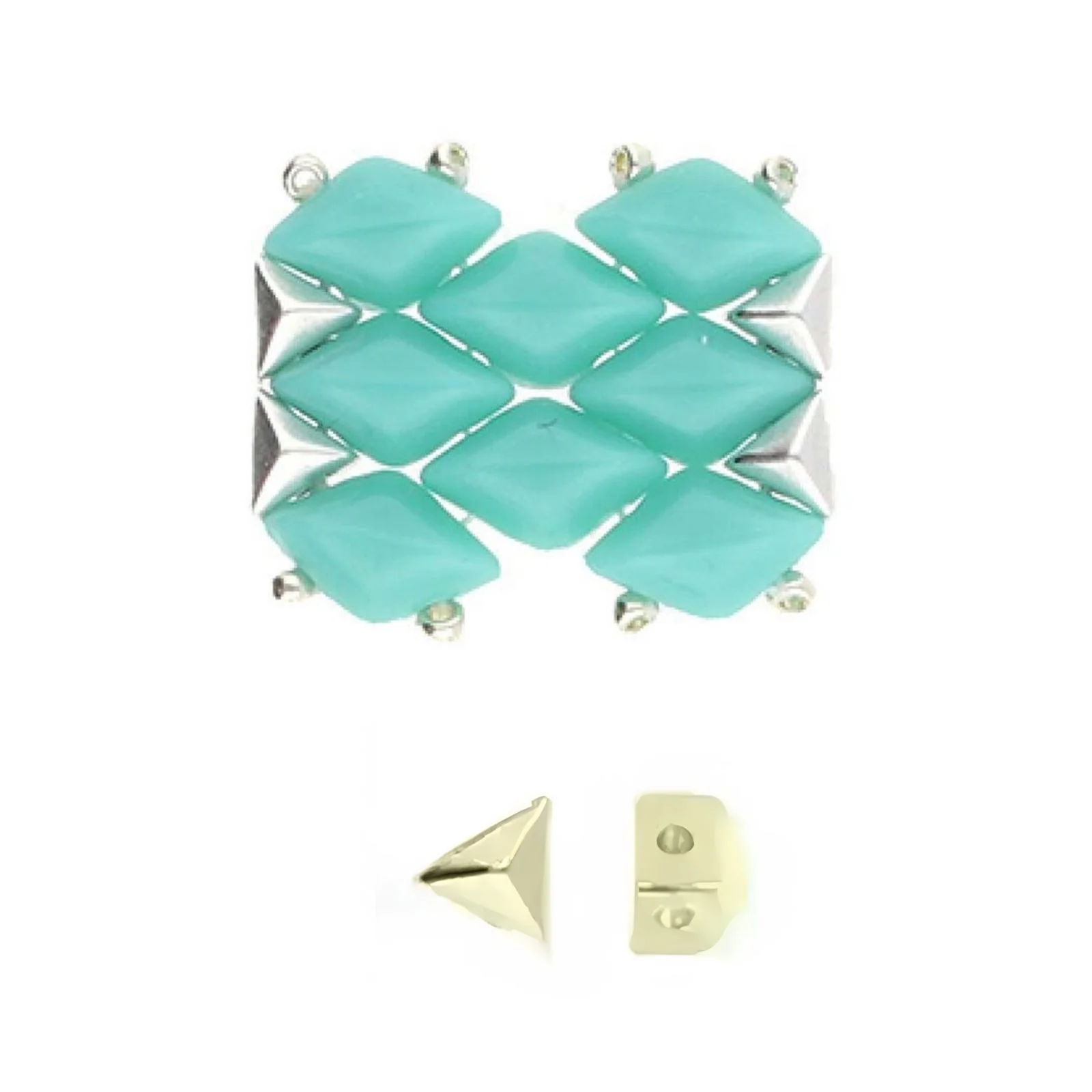 Cymbal Embourios GemDuo Side Beads, 4 Pcs. - Image 5