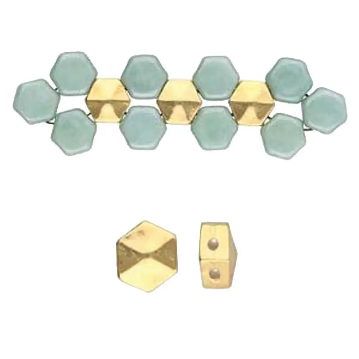 Cymbal Galini Honeycomb Bead Substitute, 4 Pcs. - Image 4