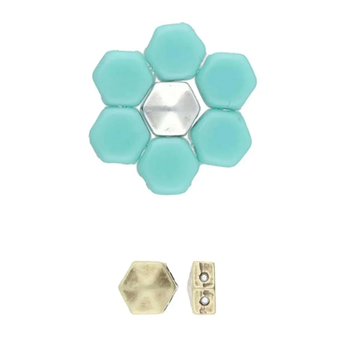 Cymbal Galini Honeycomb Bead Substitute, 4 Pcs. - Image 5