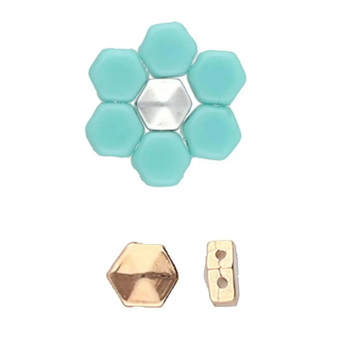 Cymbal Galini Honeycomb Bead Substitute, 4 Pcs. - Image 6