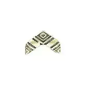 Cymbal Koudouro, Chevron Bead Substitute, 4 Pcs. - Image 5