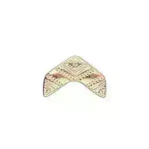 Cymbal Koudouro, Chevron Bead Substitute, 4 Pcs. - Image 6