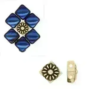 Cymbal Koumelas Silky Bead Substitute or Embellishment, 4 Pcs. - Image 4