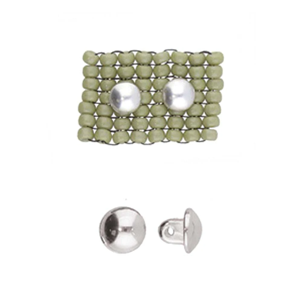 Cymbal Kymo Bead Substitute or Embellishment for Seed Beads, 4 pcs - Image 3