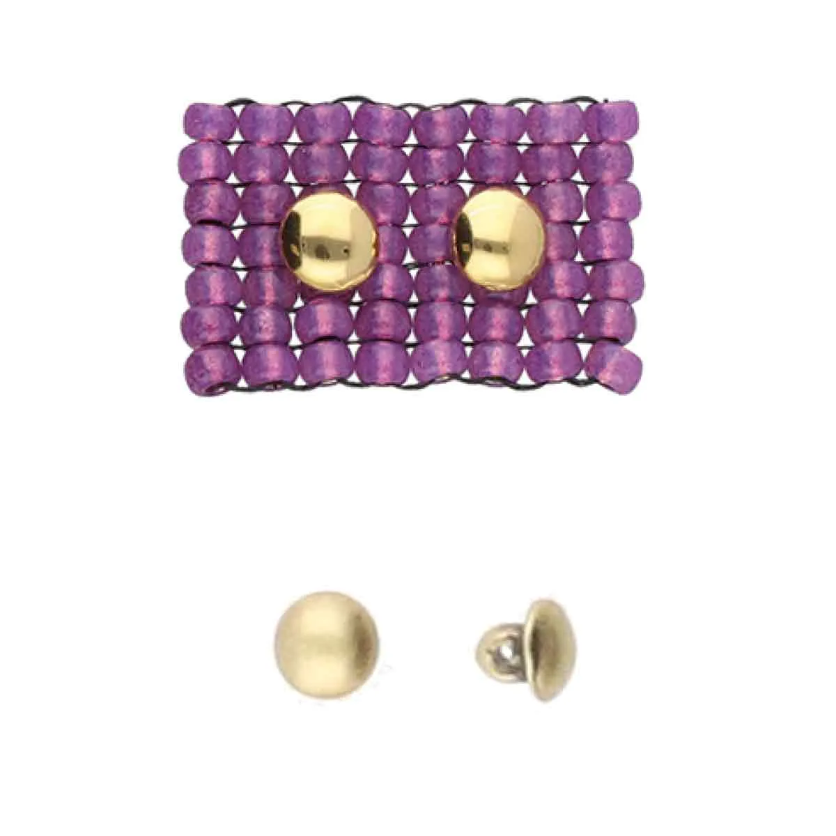 Cymbal Kymo Bead Substitute or Embellishment for Seed Beads, 4 pcs - Image 5
