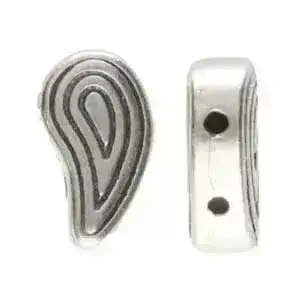 Merihas, Cymbal Paisley Bead Substitute, 4 Pieces, 4 Finishes - Image 3