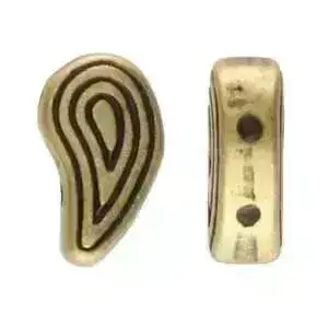 Merihas, Cymbal Paisley Bead Substitute, 4 Pieces, 4 Finishes - Image 5