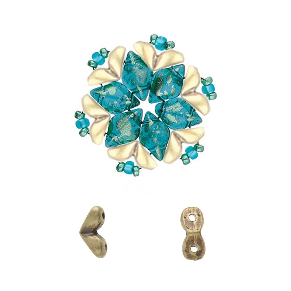 Cymbal Mitakas, Gemduo Side Bead, 4 Pcs. - Image 4