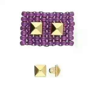 Viglas, Cymbal 8/0 Bead Substitute or Embellishment 4 Pcs. 4 Finishes