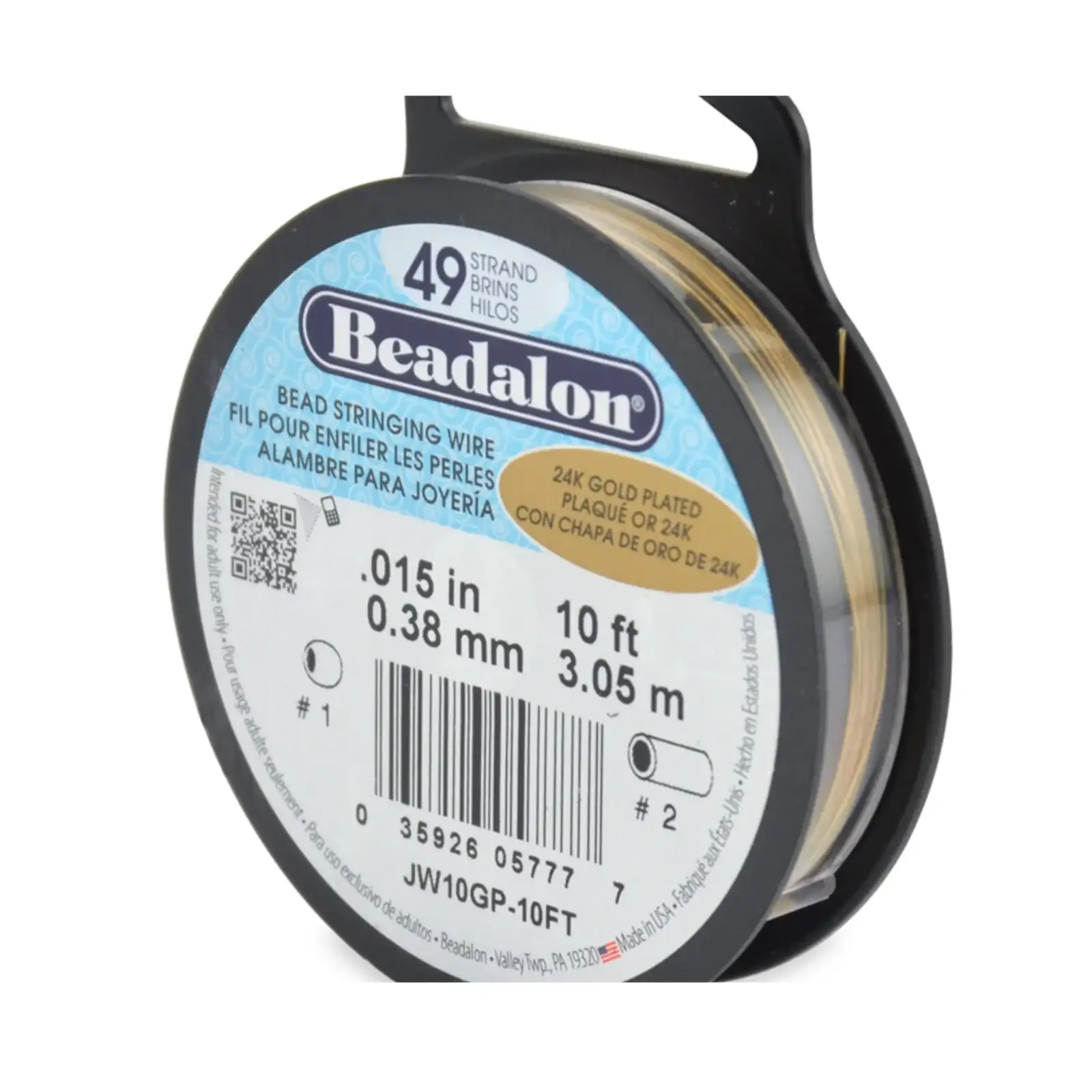 49-Strand Stringing Wire, .024", by Beadalon, 2 Finishes - Image 6