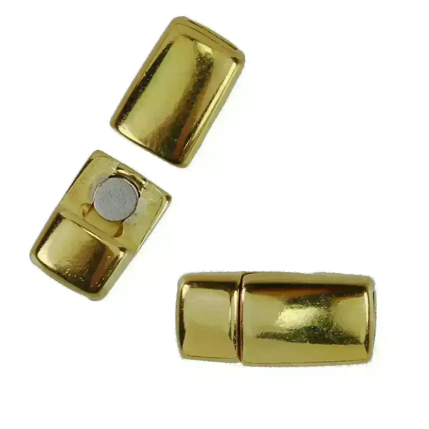 Flat Leather Magnetic Clasp, for 5 or 10mm Flat Leather - Image 4
