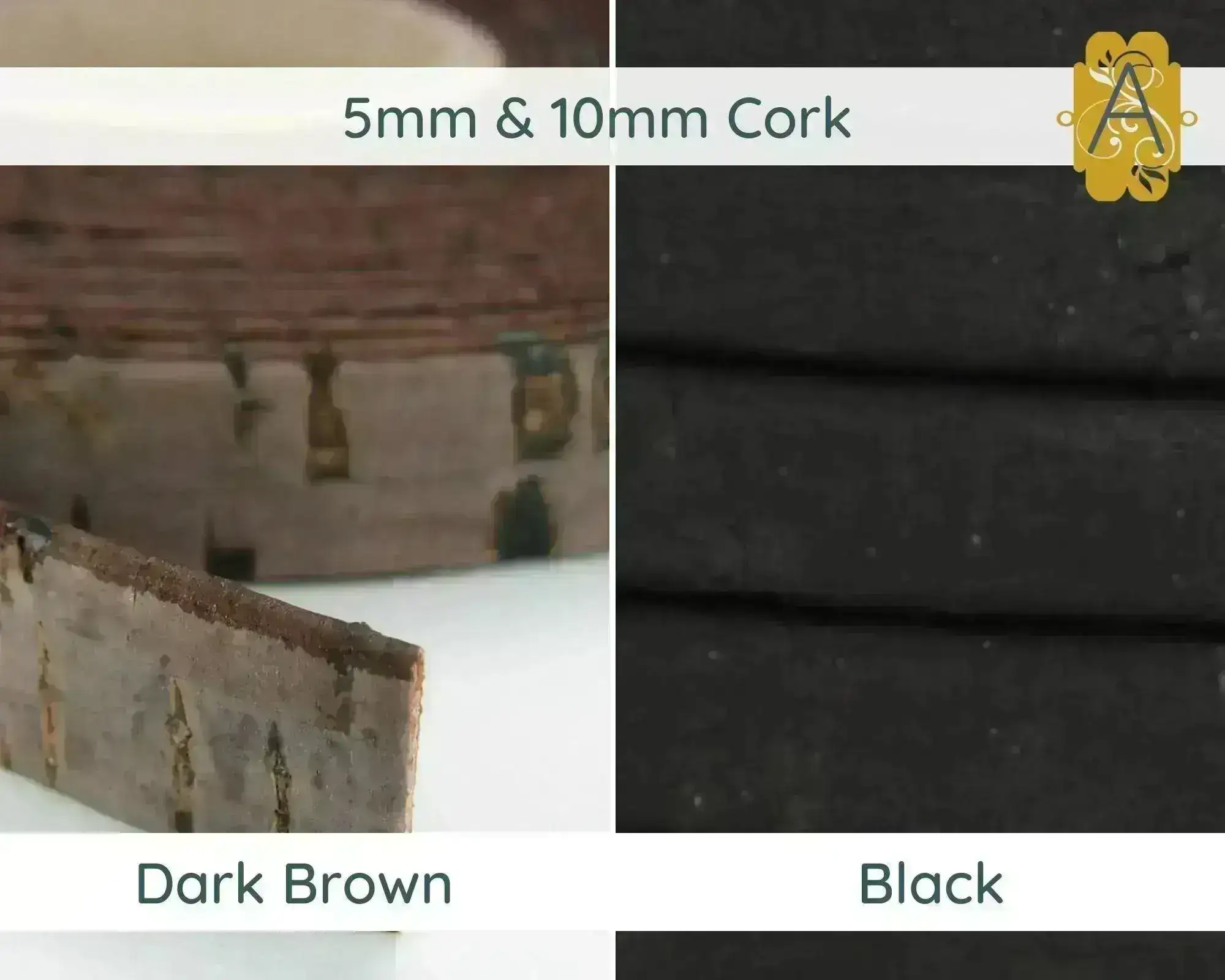 Flat European Cork, 5mm or 10mm, in 11 Colors - Image 8