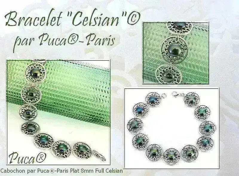 Cabochons par Puca, 8mm, Matte Collection - Image 6