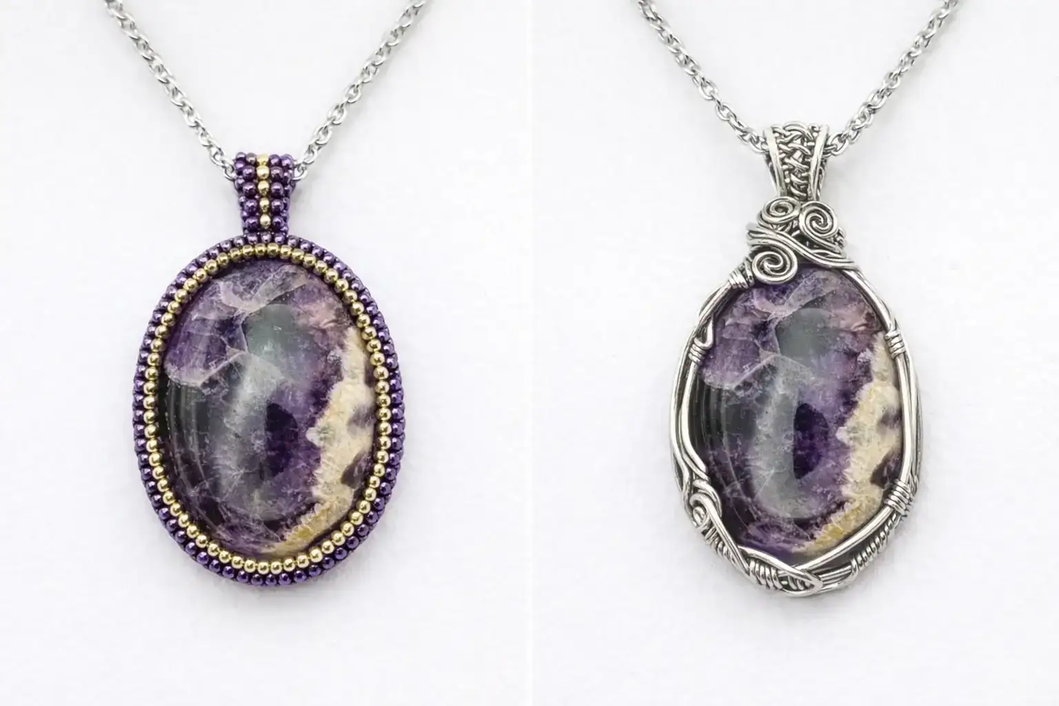 Amethyst Oval Cabochons, 30x40mm - Image 4