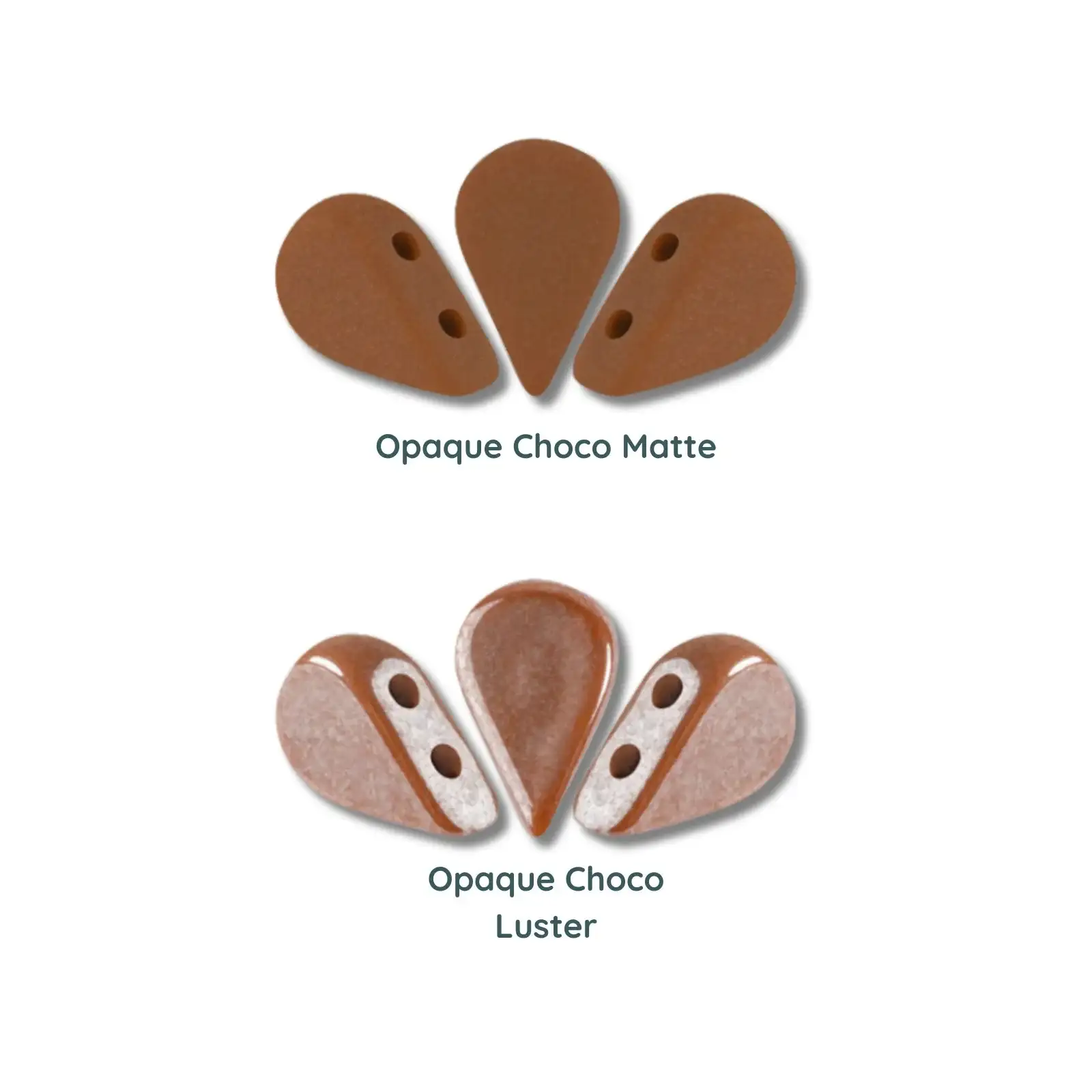Amos Beads par Puca, Choco, 5g & 20g