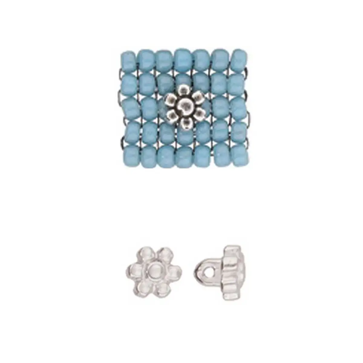 Cymbal Amoudi, 8/0 Bead Substitute or Embellishment, 5 Pcs. - Image 3