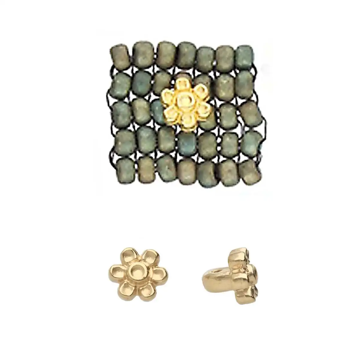 Cymbal Amoudi, 8/0 Bead Substitute or Embellishment, 5 Pcs. - Image 4