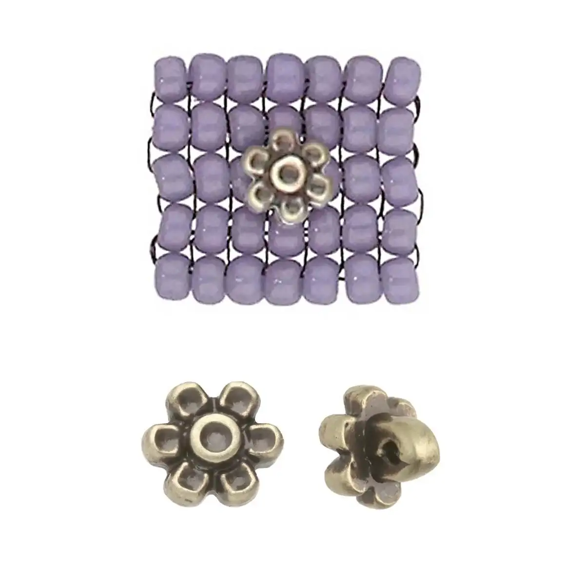 Cymbal Amoudi, 8/0 Bead Substitute or Embellishment, 5 Pcs. - Image 5