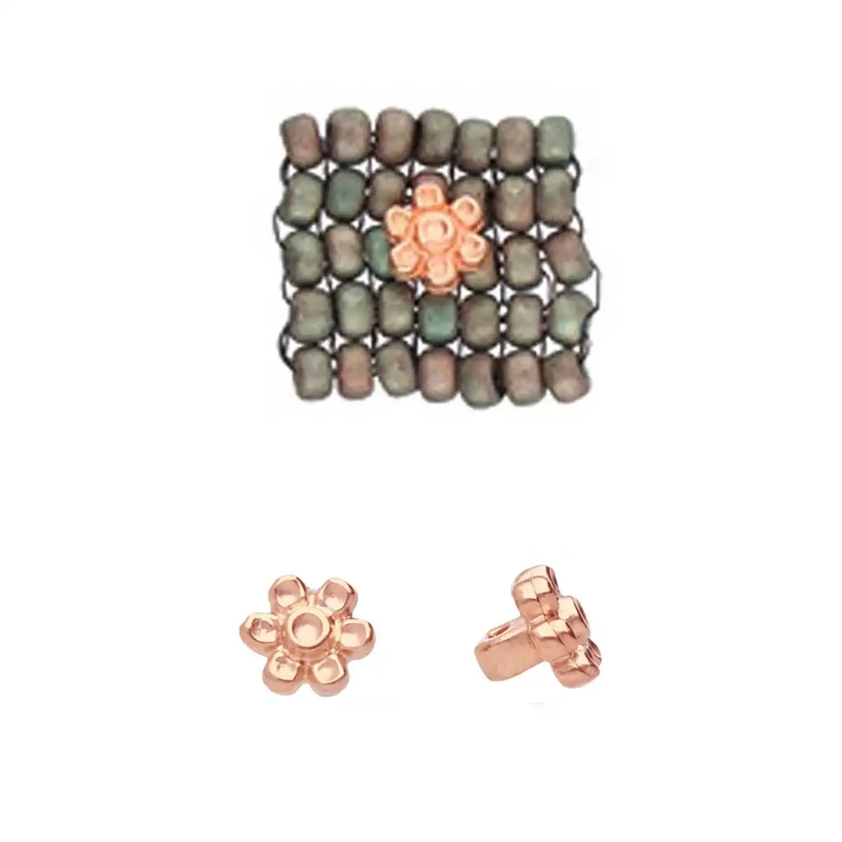 Cymbal Amoudi, 8/0 Bead Substitute or Embellishment, 5 Pcs. - Image 6