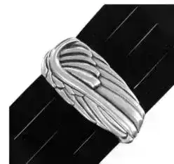Angel Wing Magnetic Clasp for Leather & Cork in 3 Finishes - Image 4