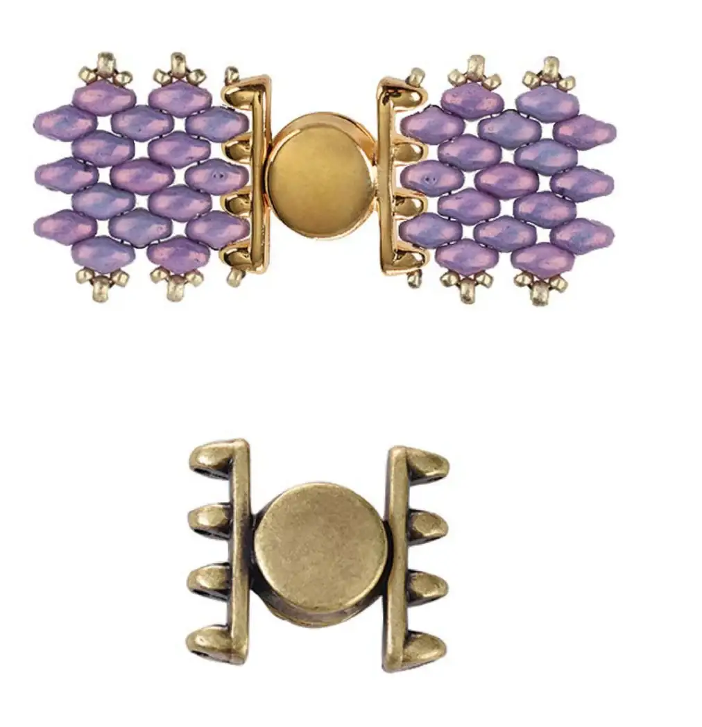 Cymbal Ateni IV, Superduo Bead Magnetic Clasp, 1 piece - Image 4