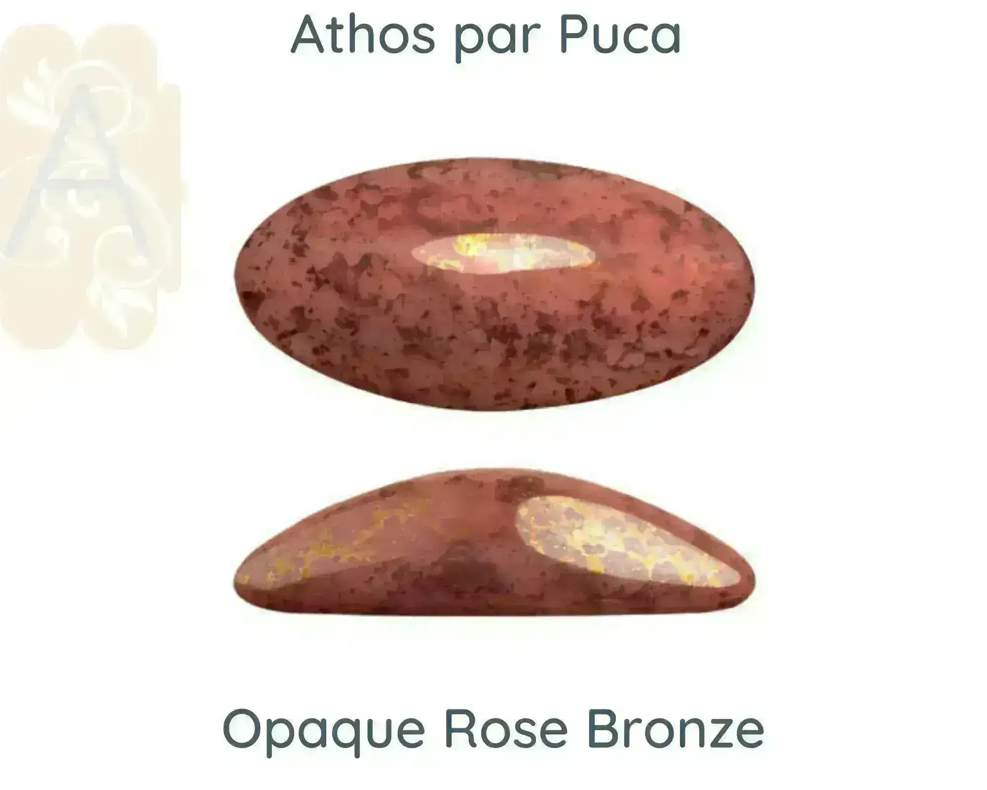 Athos Beads Cabochons par Puca (No Holes), Purple - Image 5