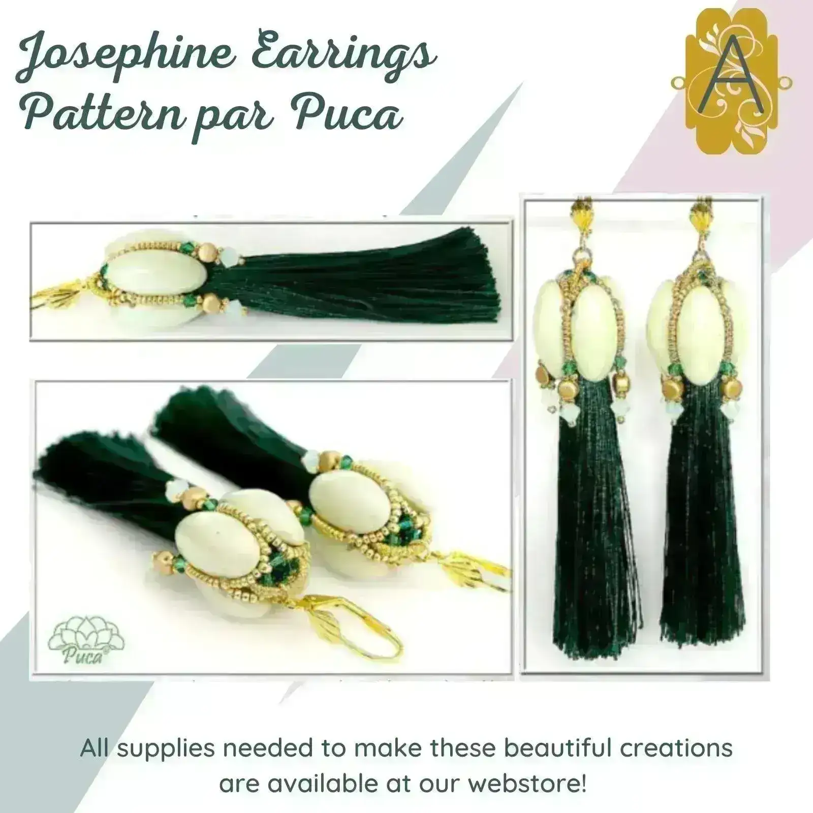 Athos 3-Hole Beads par Puca Beads, Full - Image 7