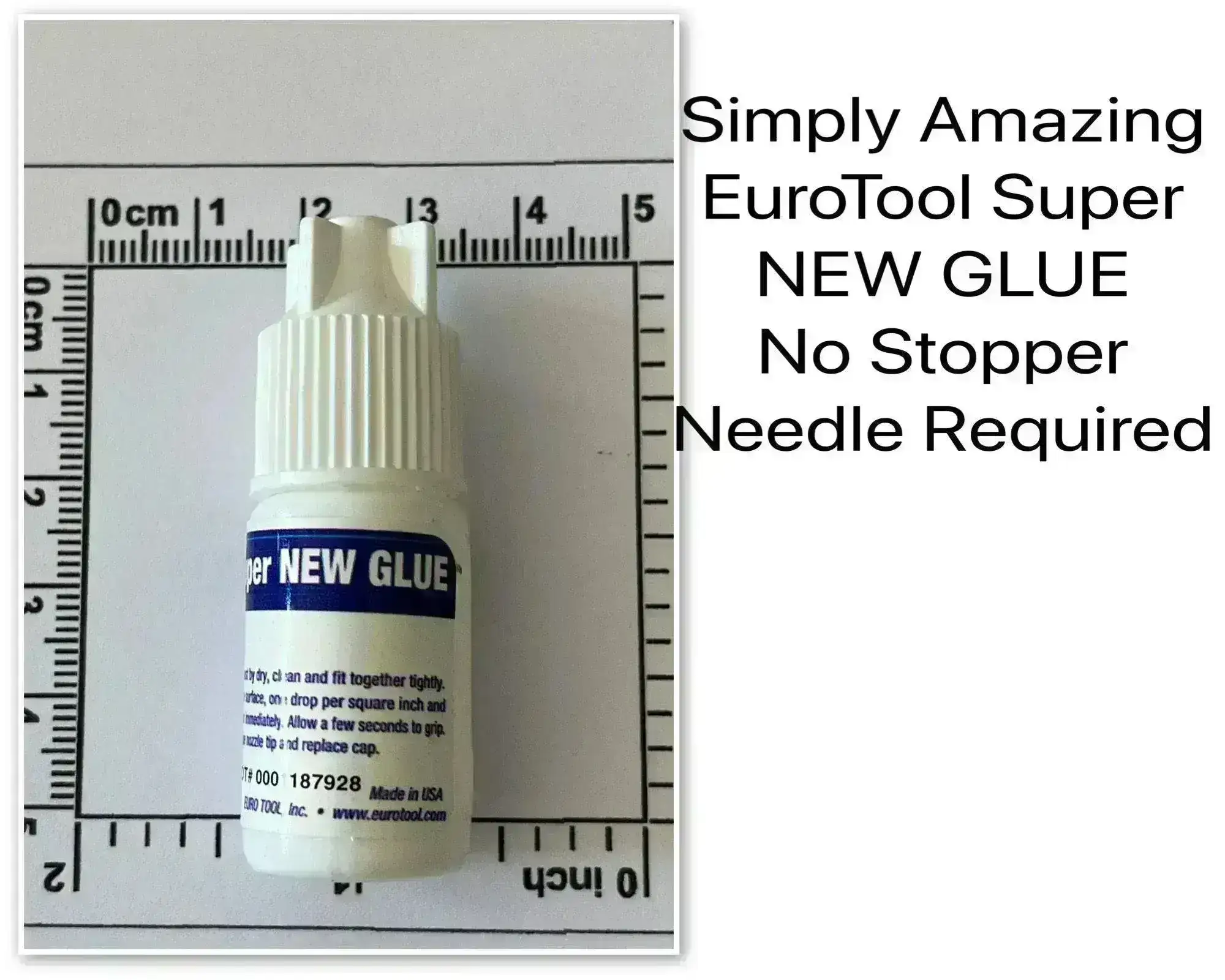 Super New Glue, Multi Function Jewelry Adhesive, no Stopper required