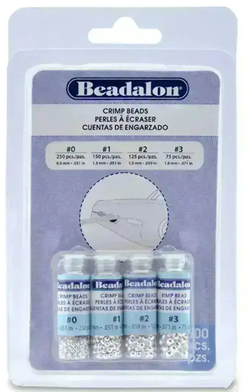 Bead-ssentials ®, Crimp Bead Variety Packs, 4 Sizes in a Variety of Finishes - Image 3