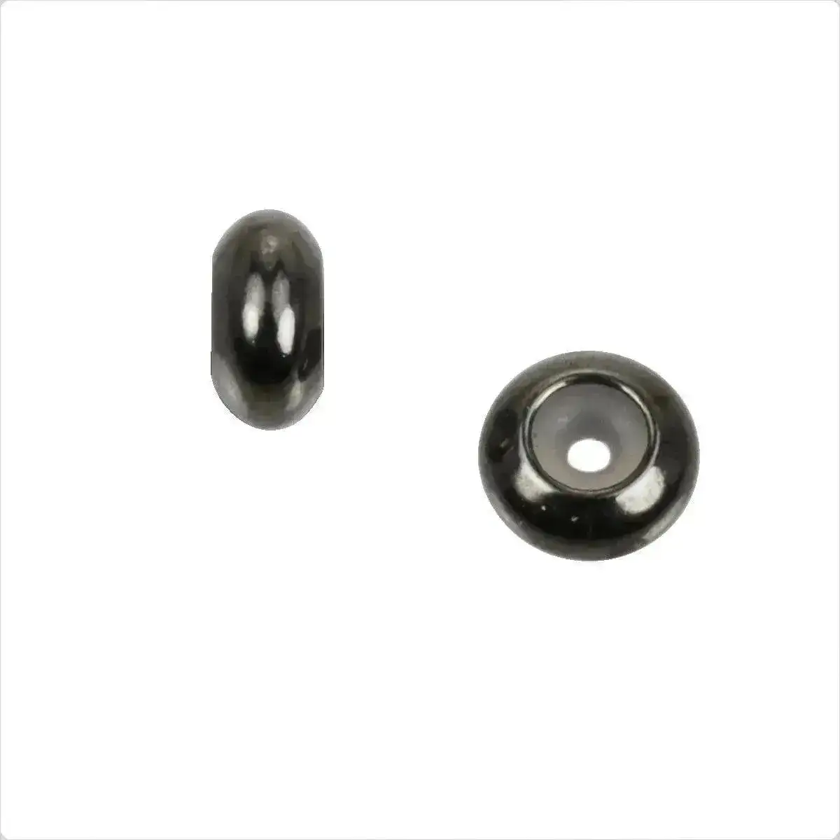 Medium Bead Stoppers for Leather, Cord or Chain, Hole 2.2mm - Image 9
