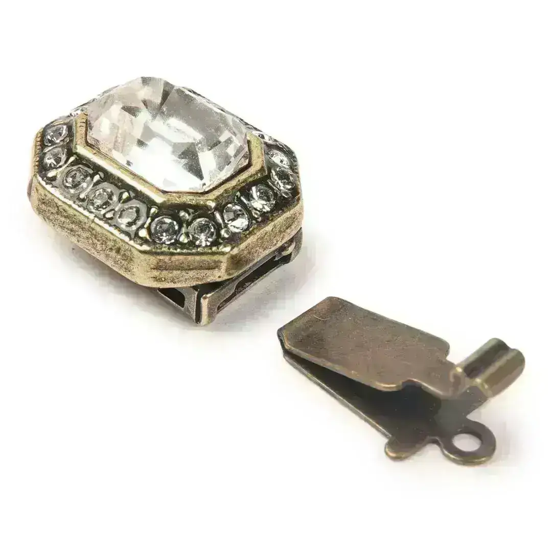 Claspgarten Crystal Heaven, 1-Strand or 2-Strand Box Clasp, 4 Finishes - Image 8