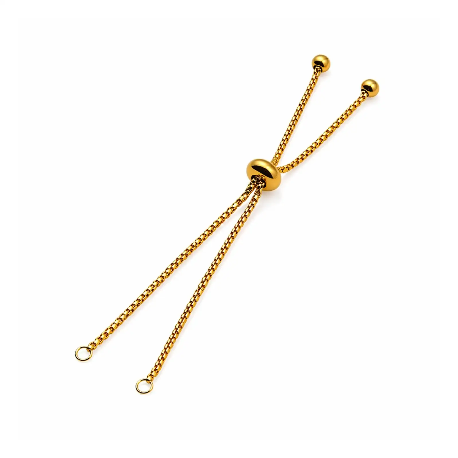 Adjustable Bolo Bracelet Chain With Ball Ends - Image 5