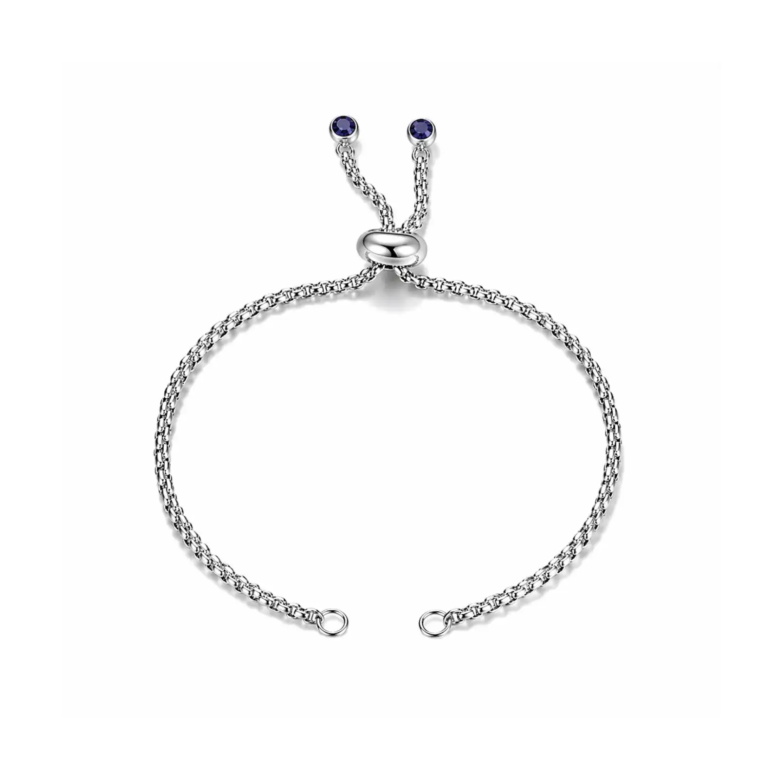 Adjustable Bolo Bracelet Chains with Rhinestone Endings - Image 4