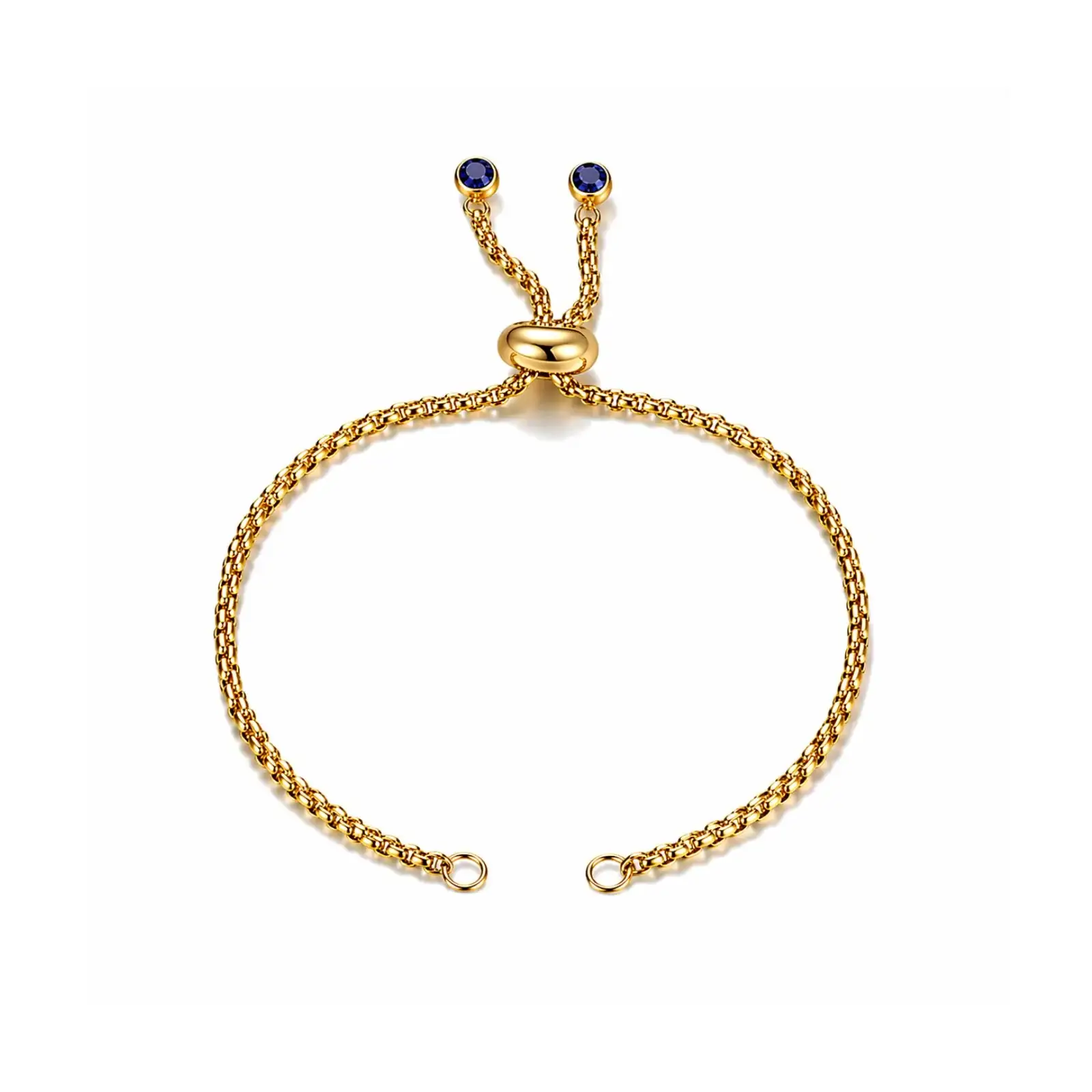 Adjustable Bolo Bracelet Chains with Rhinestone Endings - Image 6