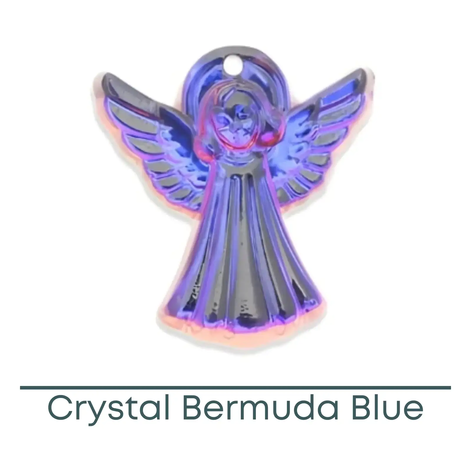 Swarovski Vintage Crystal Angel Charm or Pendant - Image 2