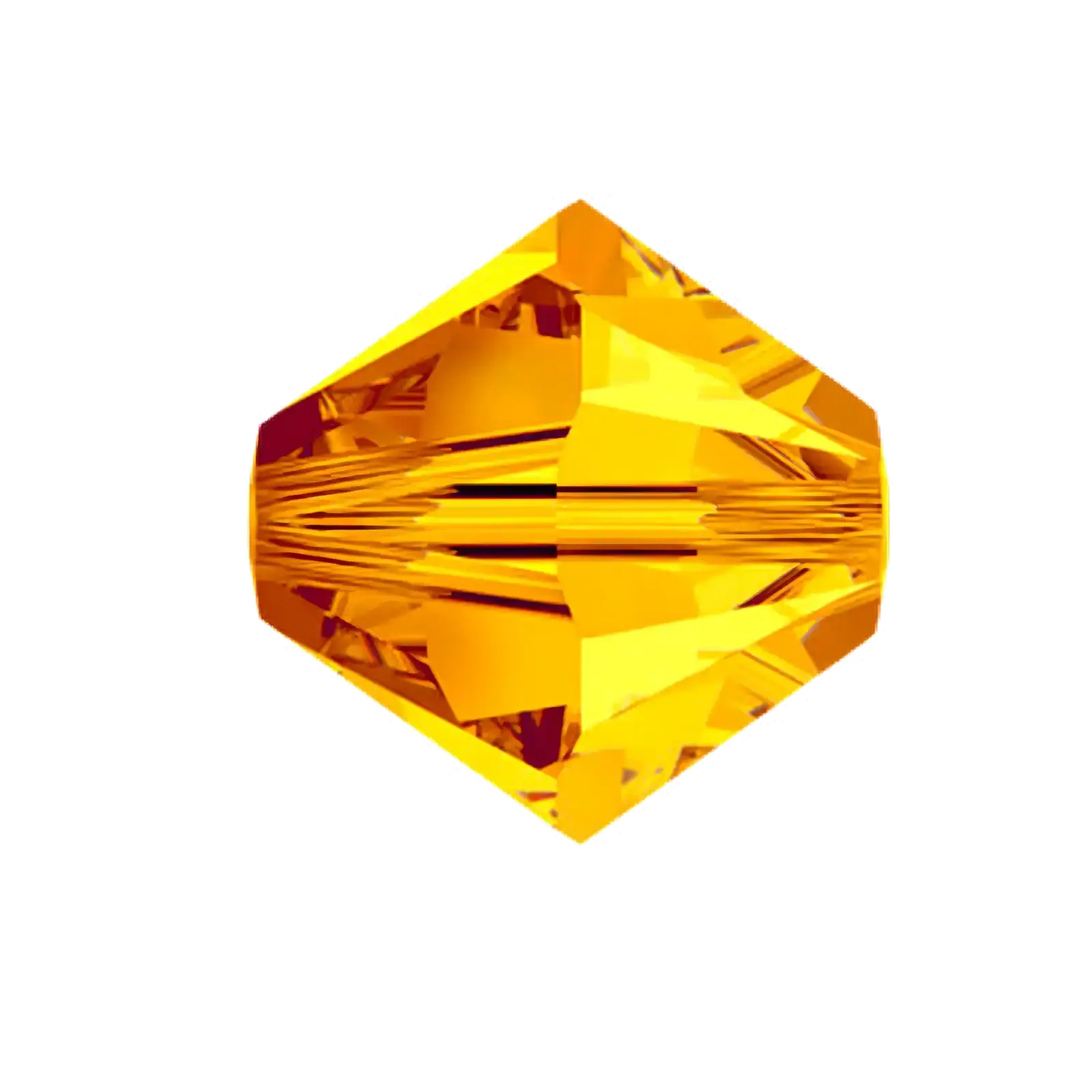 Brilliance Austrian Crystal Bicones 5328, 3mm, Sunflower