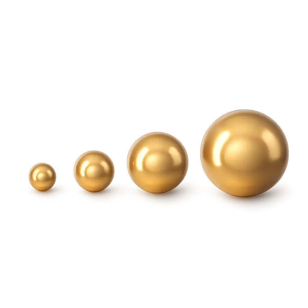 Brilliance Austrian Crystal Pearls 5810, Bright Gold - Image 2