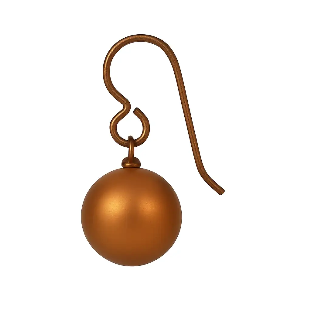 Brilliance Austrian Crystal Pearls 5810, Copper - Image 3