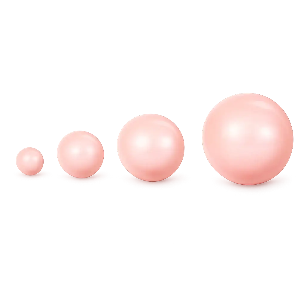 Brilliance Austrian Crystal Pearls 5810, Peach - Image 2
