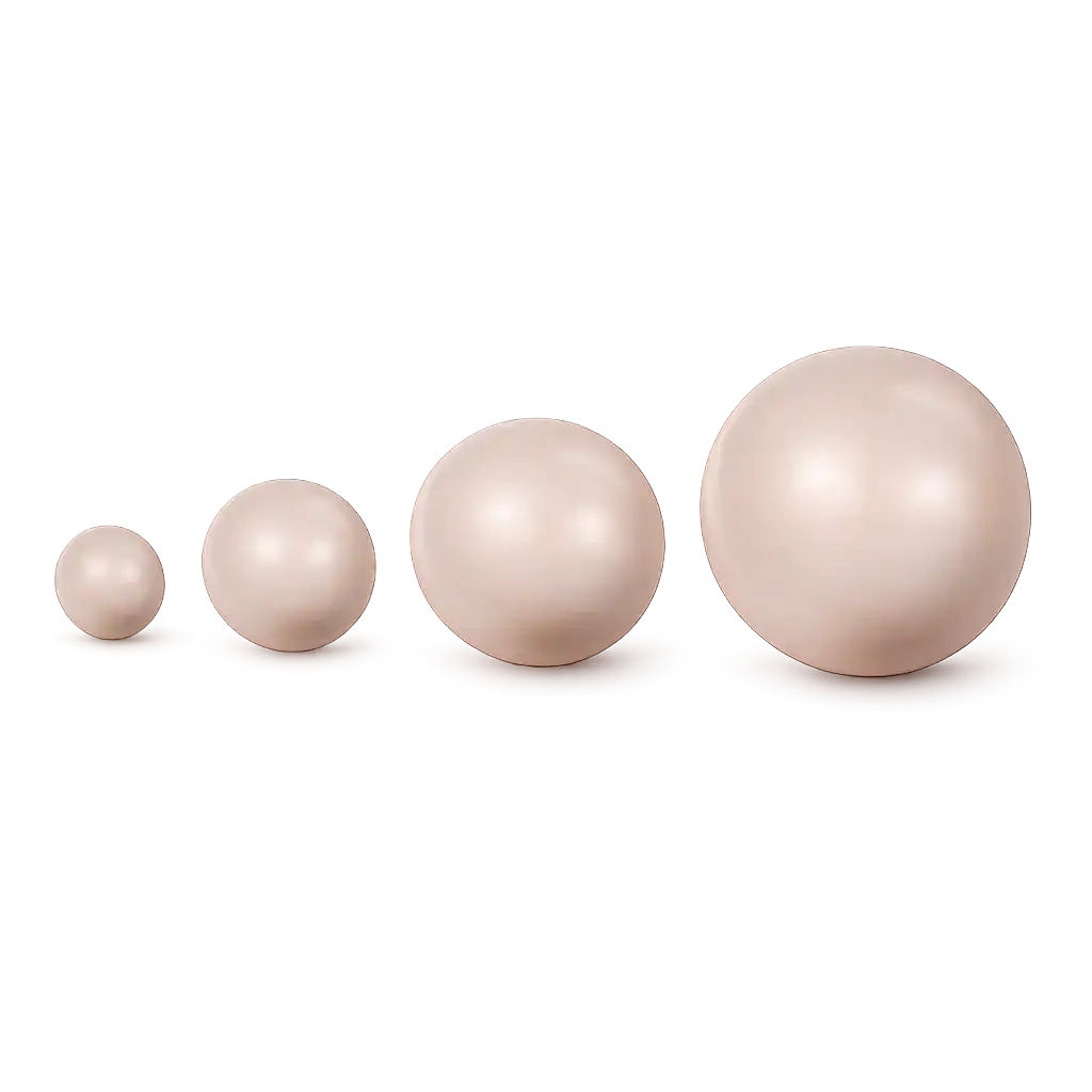 Brilliance Austrian Crystal Pearls 5810, Powder Almond - Image 2