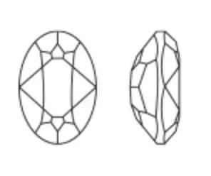 Brilliance Crystal, 4120 (14x10mm) Fancy Stones, Cappuccino Delite - Image 3