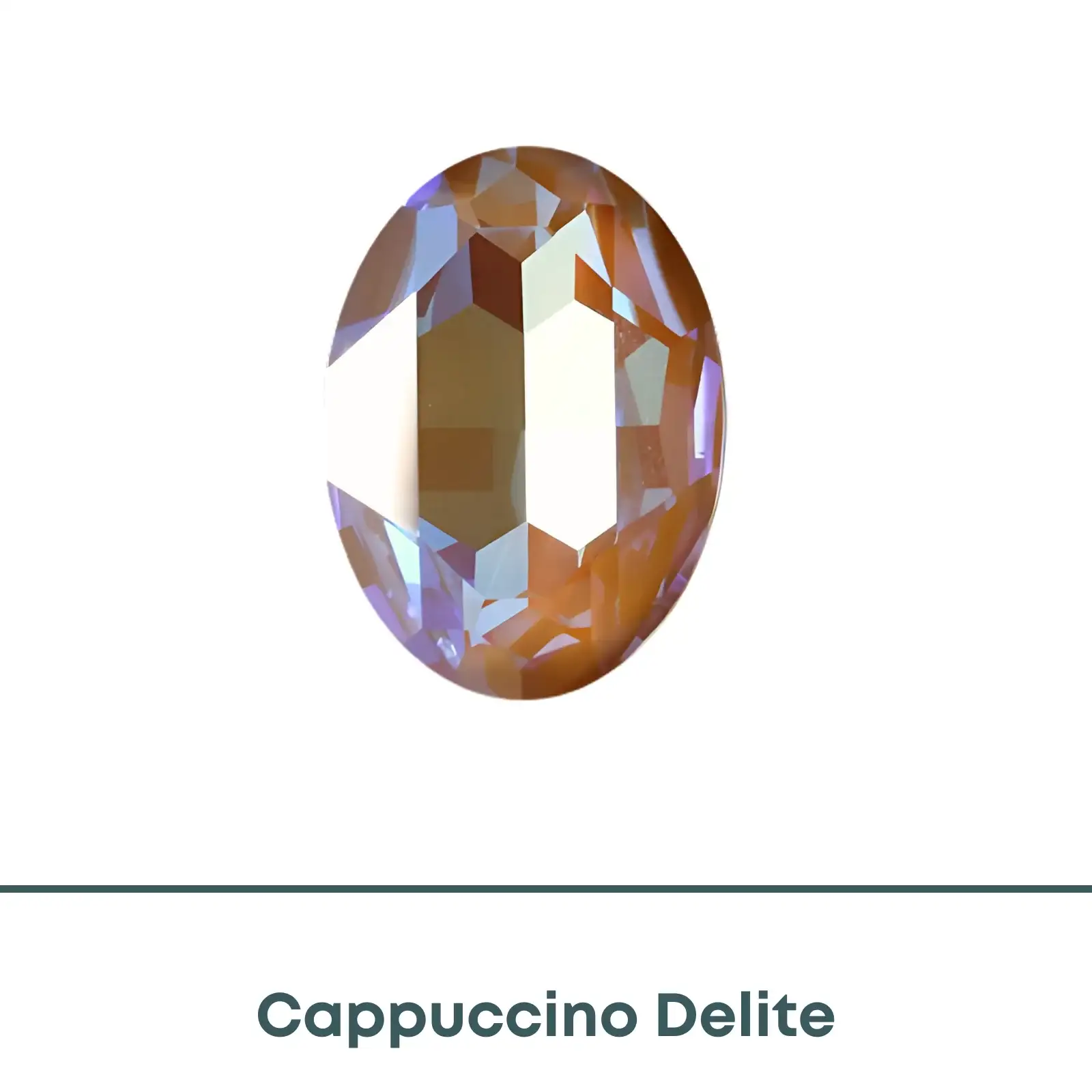 Brilliance Crystal, 4120 (14x10mm) Fancy Stones, Cappuccino Delite - Image 4