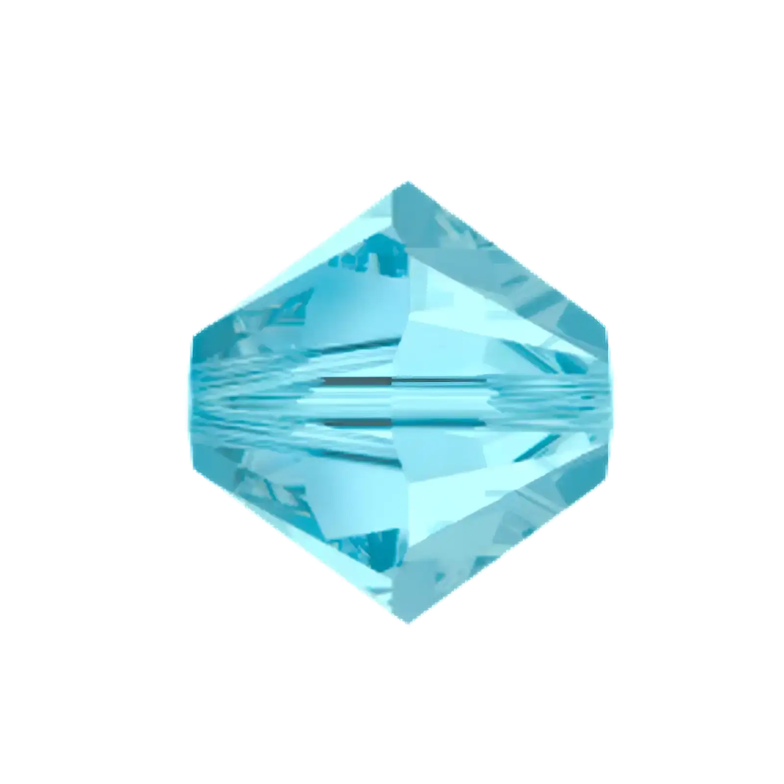 Brilliance Austrian Crystal Bicones 5328, 4mm, Aqua