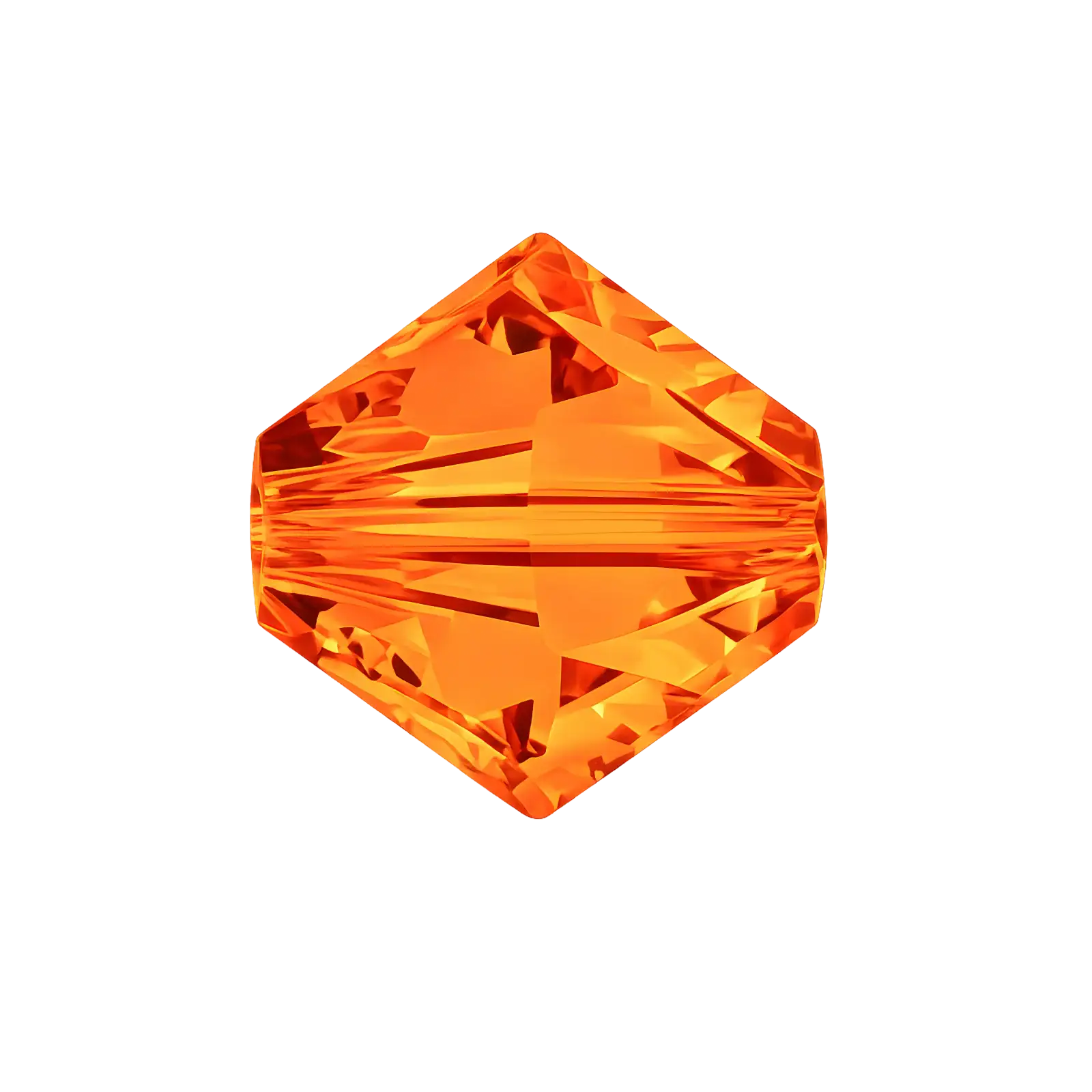 Brilliance Austrian Crystal Bicones 5328, 3mm, Tangerine