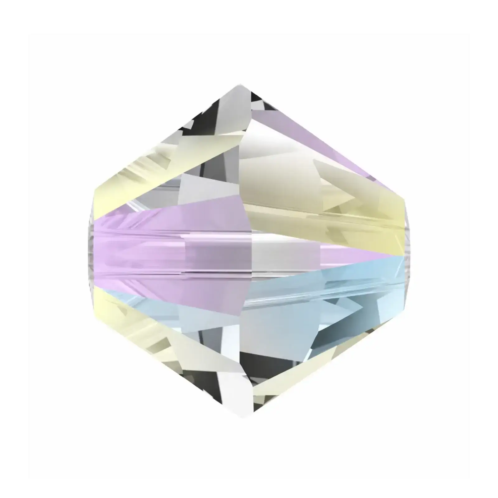 Brilliance Austrian Crystal Bicones 5328, 3mm, Crystal Shimmer 2x
