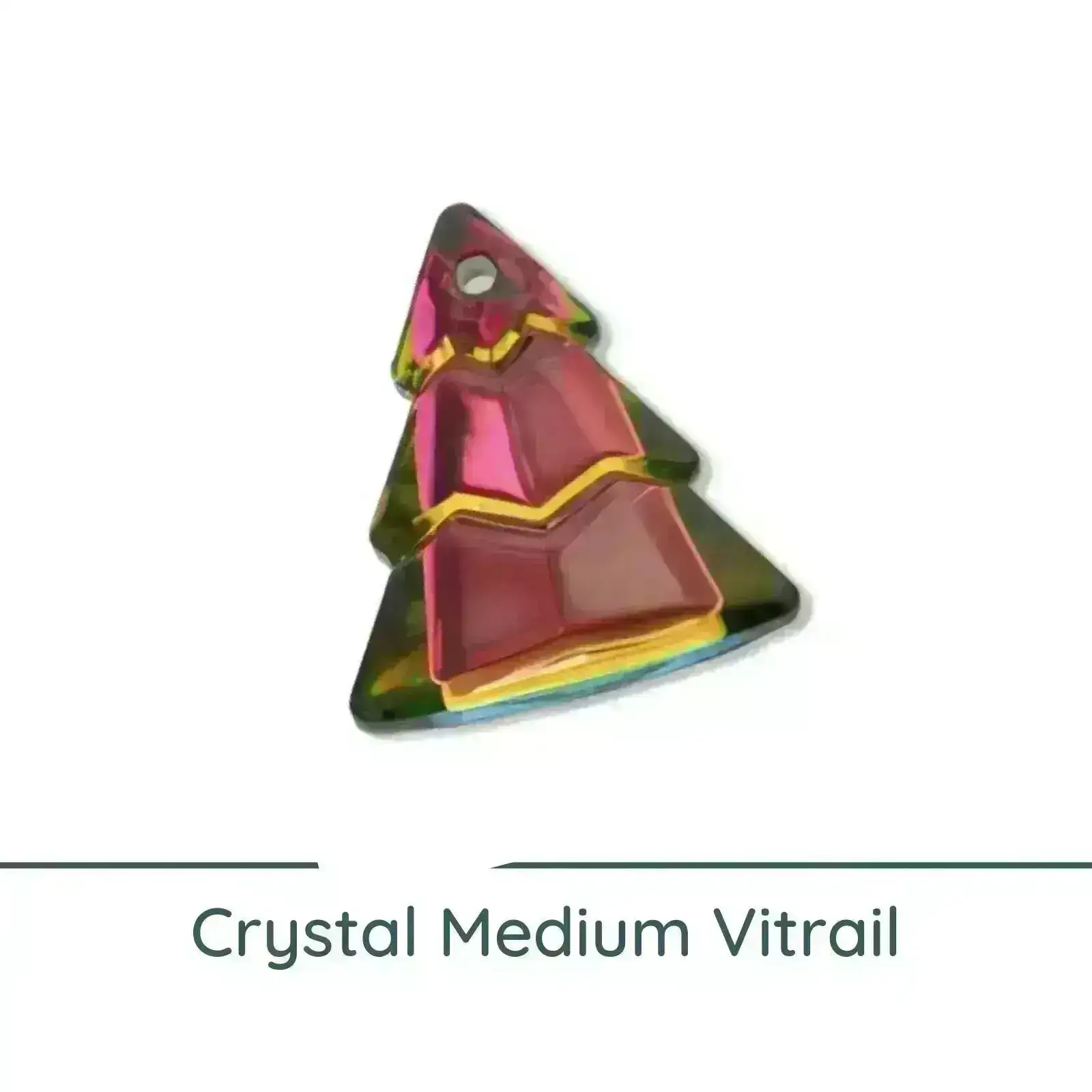 Swarovski Crystal, Christmas Tree Charm or Pendant - Image 8