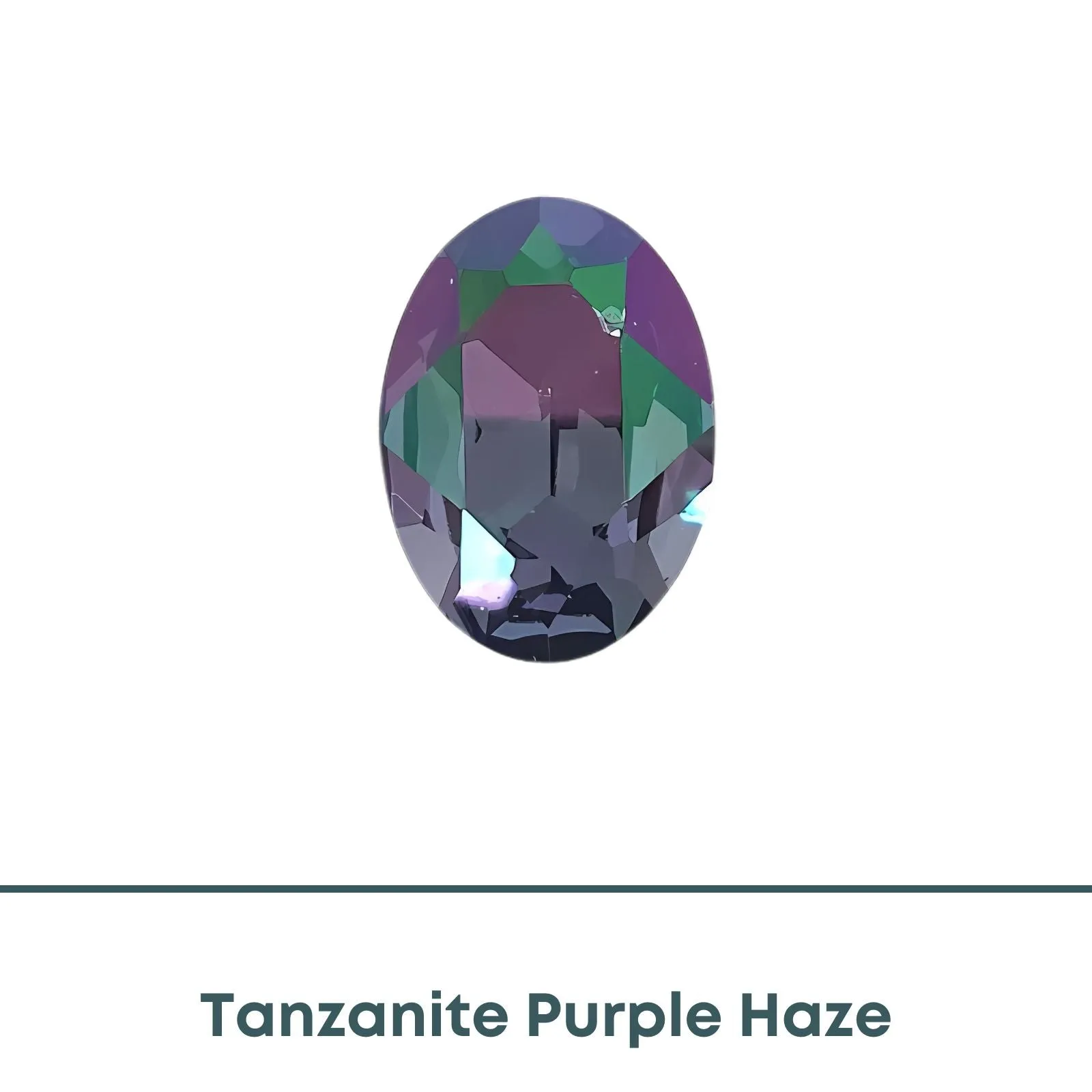Brilliance Crystal, 4120, (18x13mm) Fancy Stones, Custom Coated, Tanzanite Purple Haze - Image 2